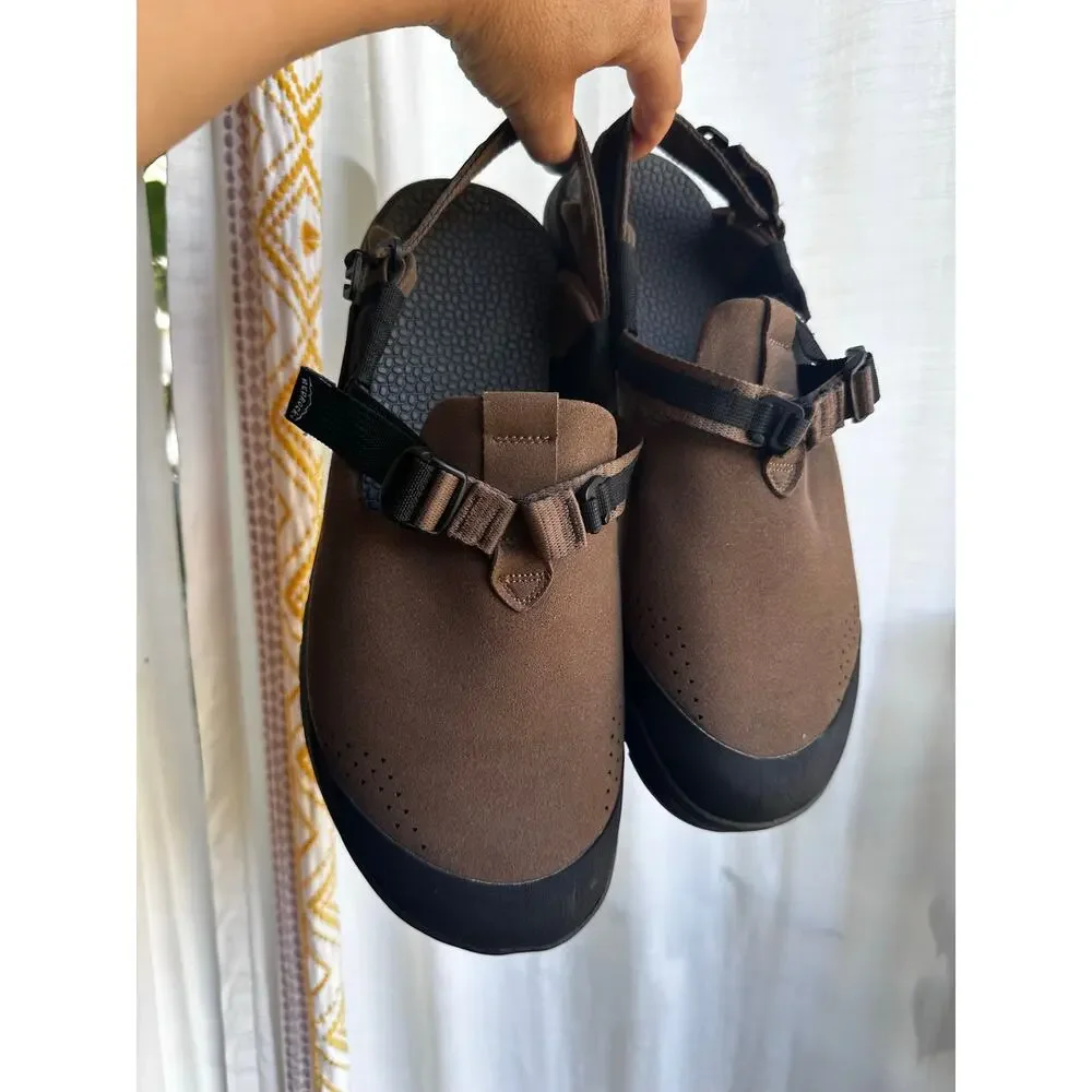 Bedrock Mountain Clogs Synthetic Suede Pinecone Brown Men’s 14 Women’s 15